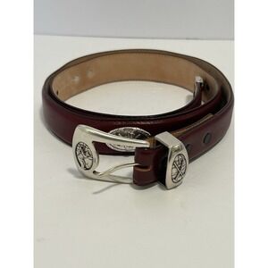 Belts.Com Italian Calfskin Genuine Leather Dress Belt Sz 36 Golf Theme
